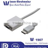 hot selling - high quality Displayport to VGA Cable Adapter for Apple Macbook, Macbook Pro, iMac, Macbook Air