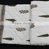 Quilting Handmade Wholesale Jaipur Sanganeri Hand Block Printed Cotton Quilts Manufacturer Of India thumbnail-1