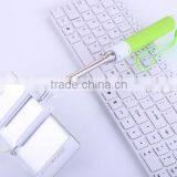 Universal Pink Mini Foldable Wired Selfie Stick Android Aluminium Monopod With Cable thumbnail-6