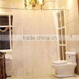 2016 New Straight Rails Waterproof Polyester Bathroom Curtain thumbnail-3