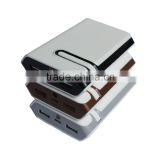 2015 innovative hot new product portable travel dual outports power bank 6000/6600/7800mah CE/FCC/Rohs battery