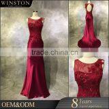 Custom Popular Newest Hot Sell High Quality See Through Evening Dresses thumbnail-1