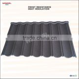 Stone coated metal steel roofing material thermal insulation roof tiles