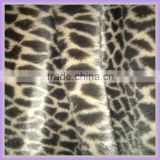 8mm short pile acrylic jacquard leopard fake fur fabric for soft toys china alibaba