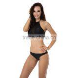 RELLECIGA Mesh-inset High-neck Bikini