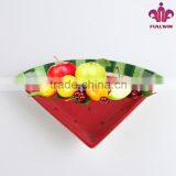 Cheap Bulk Ceramic Triangle Plate With Watermelon thumbnail-2