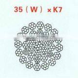 35WxK7 Compact Strand Wire Rope