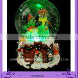 Christmas Snowman Snow Globe Globes With Color LED Light for Sale