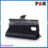 For Samsung Galaxy Note4 Leather Case,Factory Price For Samsung Note 4 Case thumbnail-5