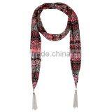 Fashion Women Lady Retro Bohemian Soft Frayed Scarf