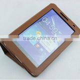 invention flip leather industrial case for Samsung Tab 2