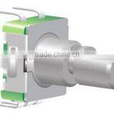 HW-11ESTL5H15B Rotary Encoder With Flat Shaft Electric 15&30 20&20 Detents Rotary Encoder With Switch Travel 1.8mm