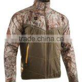 Rechargeable battery heated winter coat / heated hunting clothing / camo