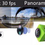 underwater 360 degree camera waterproof 30m diving sport camera 4K 30 fps