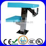 Two-step starting block for swimming pool