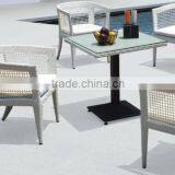 Micheal New Arrival Outdoor Furniture Barefoot Friendly Deep Seating Rattan Dining Set Patio Chairs With Table