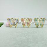 Proposal Wedding Ring and Necklace Packaging Gift Box Butterfly Shaped Jewelry Box for Sale