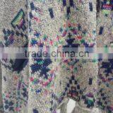 Ladies Elegant Multi Color Knitted Cardigan With Fringes thumbnail-6