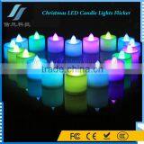 24Pcs / Box 7 Color Christmas LED Candle Lights Flicker Decorative Candle