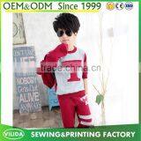 Wholesale Outdoor Sportwear Dry Fit Fastion Kid's Jacket Tracksuit thumbnail-4