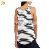 Custom Promotional High Quality Spandex T Shirt Women thumbnail-2