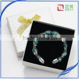 Lucky Clear Resin Beads Dried Flower Charm Bangle Bracelet thumbnail-3