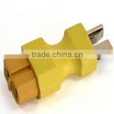 XT60 Female to T-plug Male Adapter for rc Motor Lipo Battery ESC Yellow thumbnail-1