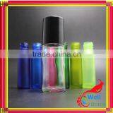 Glass Bottle With Roll on Applicator With Clear 50ml Glass Roll on Bottle thumbnail-1