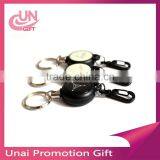 Creative Metal Retractable Reel Keychains With Wire Rope Anti-lost thumbnail-3
