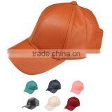 American Style Custom Plain Sport Hats Leather Baseball Cap thumbnail-1