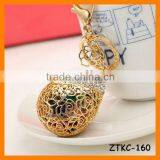 2014 Fashion Hollow Rose Gold Key Chain, Gift Bag Pendant ZTKC-160 thumbnail-1