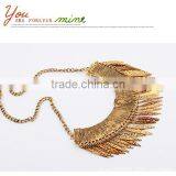 Antique Gold Plated Choker Collar Vintage Pendant Statement Necklace Women Necklaces & Pendants Fashion Necklaces for Women 2014 thumbnail-4