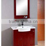 Floor-standing Wooden Bathroom Vanity for Sale thumbnail-3