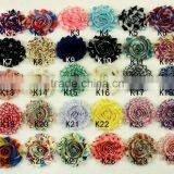 High Quality Shabby Chiffon Flowers for Kids Hair Accessories thumbnail-4