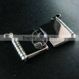 25x28mm 316L Stainless Steel Book Locket With Rhodium Plated Pages DIY Custom Laser Pendant Charm Supplies 1820253 thumbnail-2