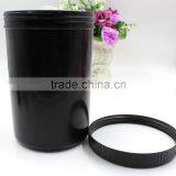 Black 1000ml Wild-mouth Plastic Ink Water Bottle With Screw Cap thumbnail-5