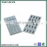 20 Button Function Rubber Silicone Keypad With Carbon Pill