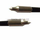 The Cheapest Fiberglass Arrow Steel Tip and Screw Point Red Vanes Nock Arrow thumbnail-4