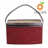 faux leather high quality storage box /case with handle