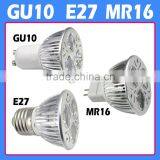 E27 GU10 GU5.3 MR16 High Power Led 3W Led Spot Light thumbnail-1