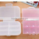 2016 Stylish Plastic Clear Pill Box