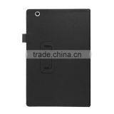 Quality Lychee Texure PU Leather Case With Flip Stand For SONY XPERIA Z4 TABLET FOR XPERIA TABLET Z4 FOLD LEATHER CASE POUCH thumbnail-4