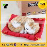 Plush Sleeping Breathing Toy Cat thumbnail-2