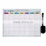 Monthly Magnetic Calendar for Refrigerator Dry Erase White Board For Kitchen Fridge With Strong Magnet 17" x 12" thumbnail-5
