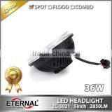 5in 36W Round Sealed Dual Beam Led Headlamp for Automotive Fire Truck off Road thumbnail-4
