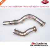 Mertop 3.0'' B** S55 F80 F82 M3 M4 Drawbenching Surface Treatment Catless DOWNPIPE 2014+ thumbnail-1