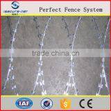 Zinc-coated Barbed Tape Concertina Coils Razor Wire thumbnail-4