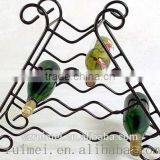 Triangle Metal Wine Bottle Display Rack thumbnail-1