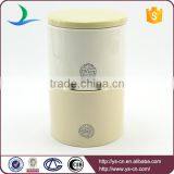 Wholeasale Simple 2sets Combination Stoneware Canister With Decal thumbnail-1