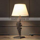 Leaf Shape Design Antique Finish Iron Casting Table Lamp thumbnail-1